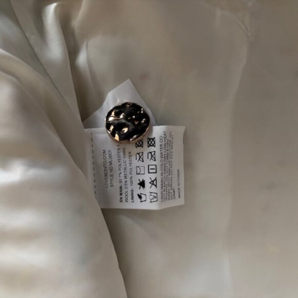 Love Bonito Monroe Tweed Crop Jacket - Picture 7 of 8